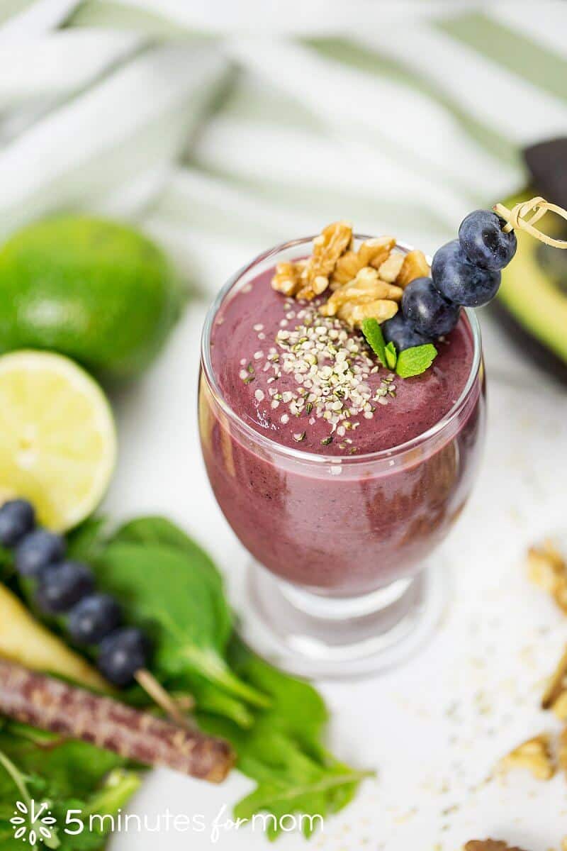 Blueberry Avocado Smoothie