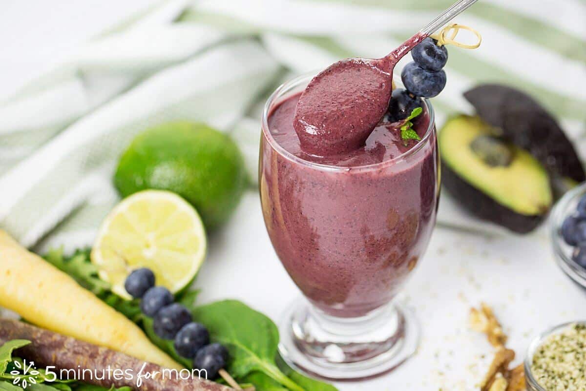 Blueberry Avocado Smoothie