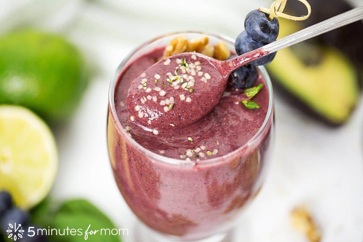 Blueberry Avocado Smoothie