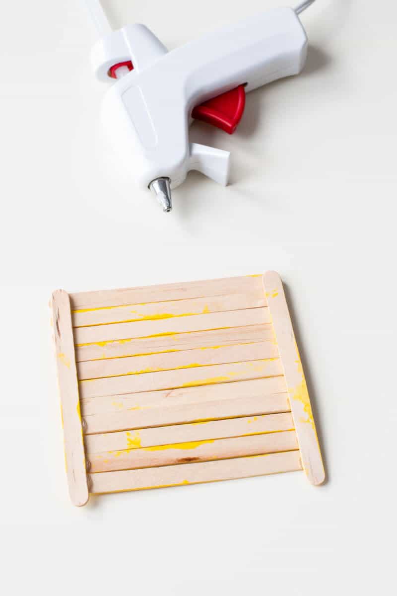 Glue Popsicle Sticks Together