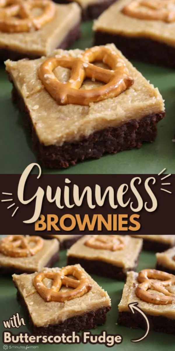 Guinness Brownies with Butterscotch Fudge - Dessert Recipe