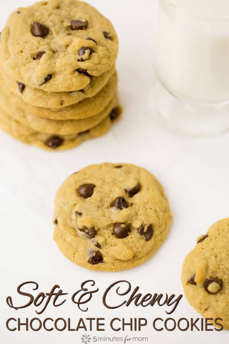 Soft and Chewy Chocolate Chip Cookies - Find out the science behind baking the perfect chocolate chip cookies. #chocolatechip #cookies