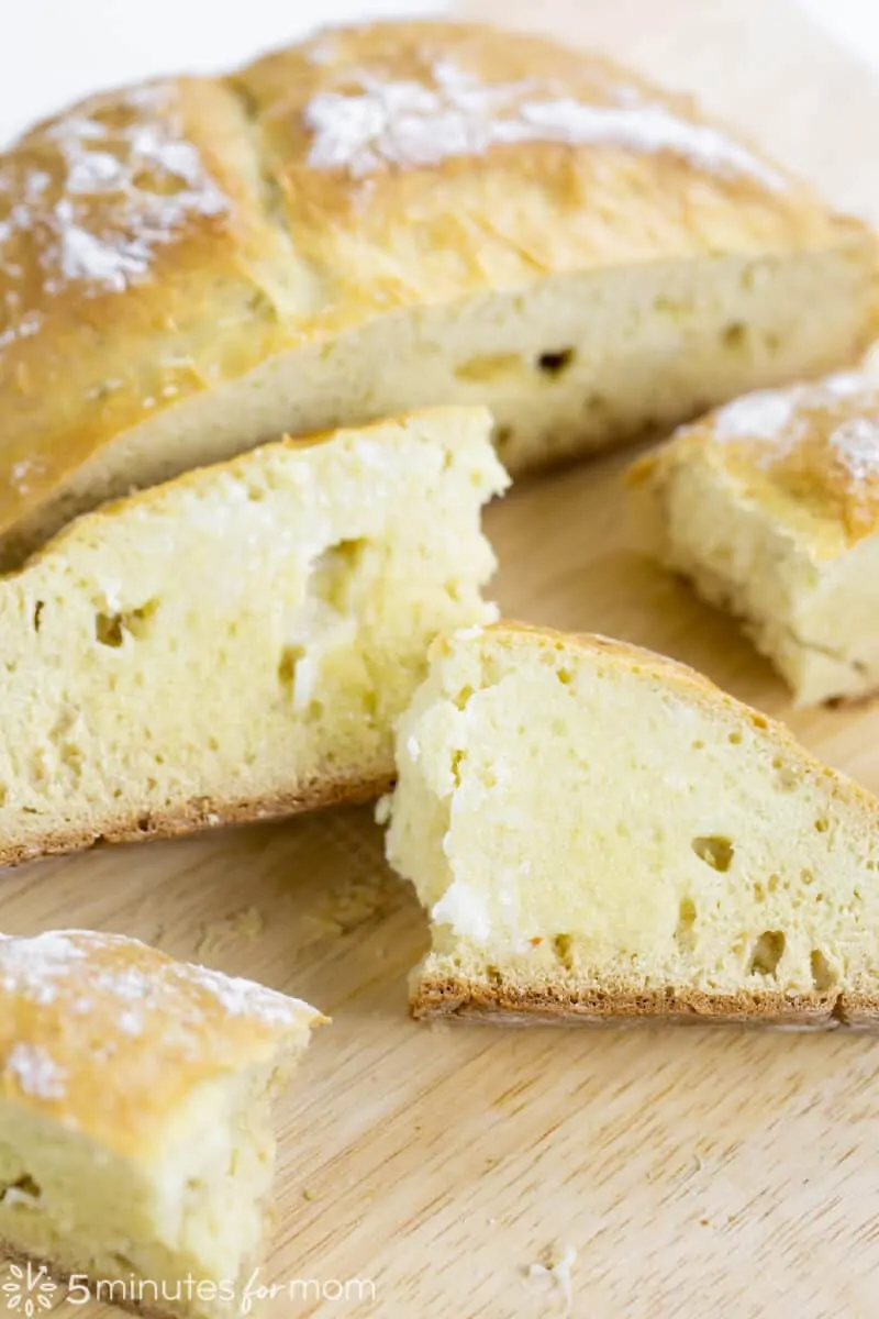 Rustic Bread Baked in a Cast Iron Skillet - 1840 Farm