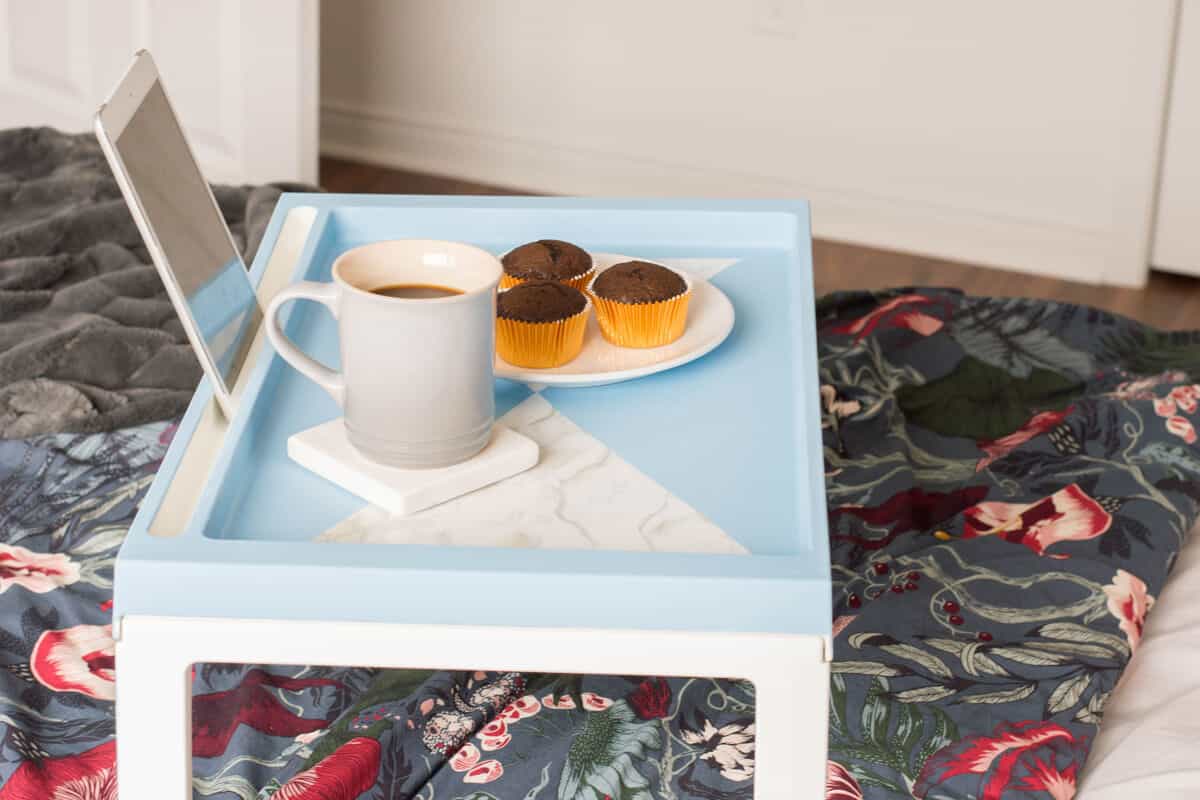 IKEA Hack Breakfast Tray DIY - Perfect Mother's Day Gift Idea