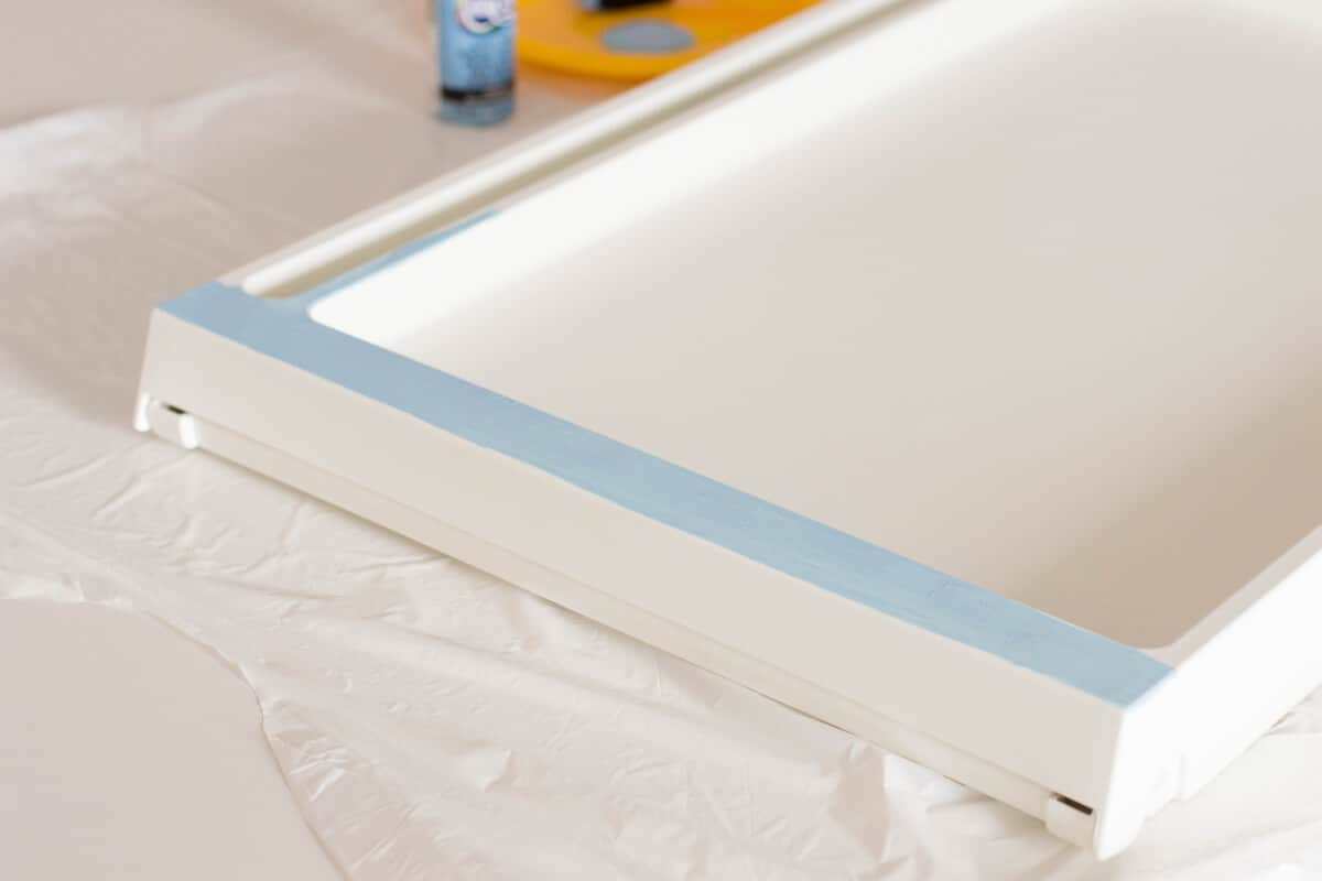 Painting the IKEA Bed Tray