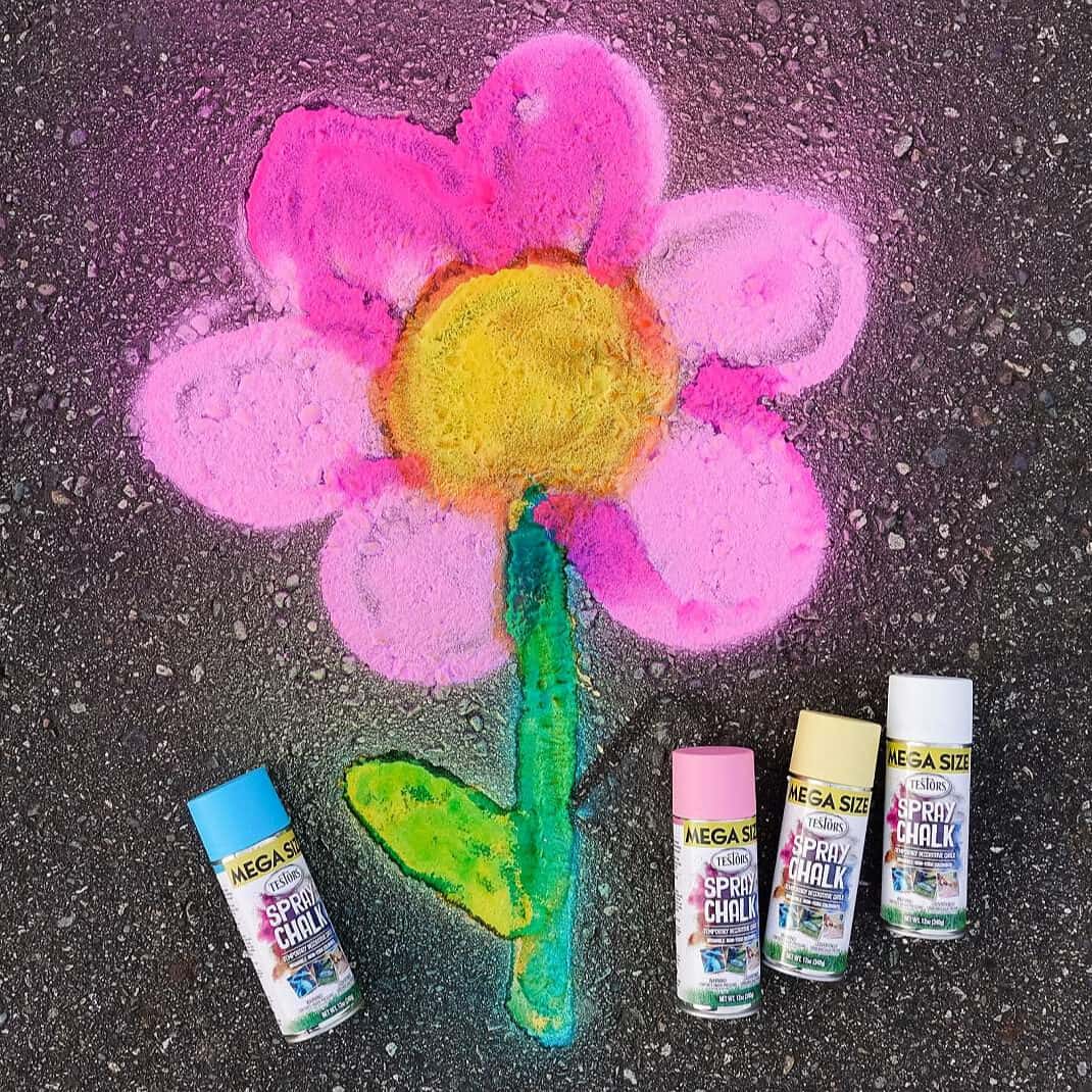 Get Outside And Play With Spray Chalk