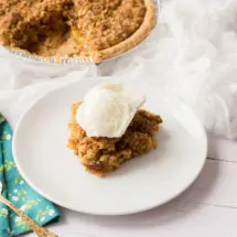 Our recipe for Peach Crumble Pie is easy to prepare and jam-packed full of flavor! Your guests will be begging for seconds!