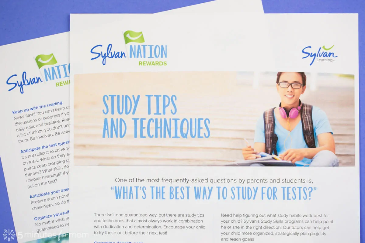 Study Guide from Sylvan Learning