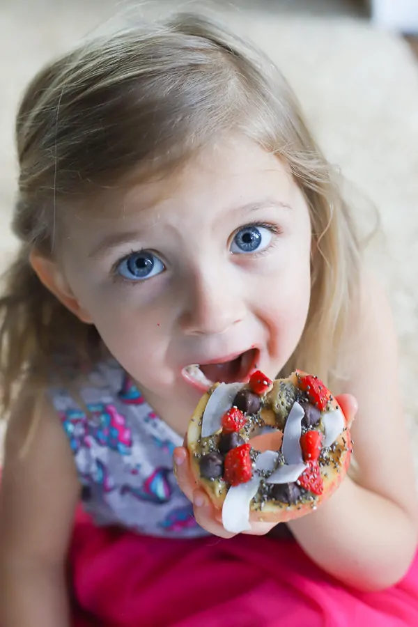 Healthy Snack For Kids - Apple Donuts