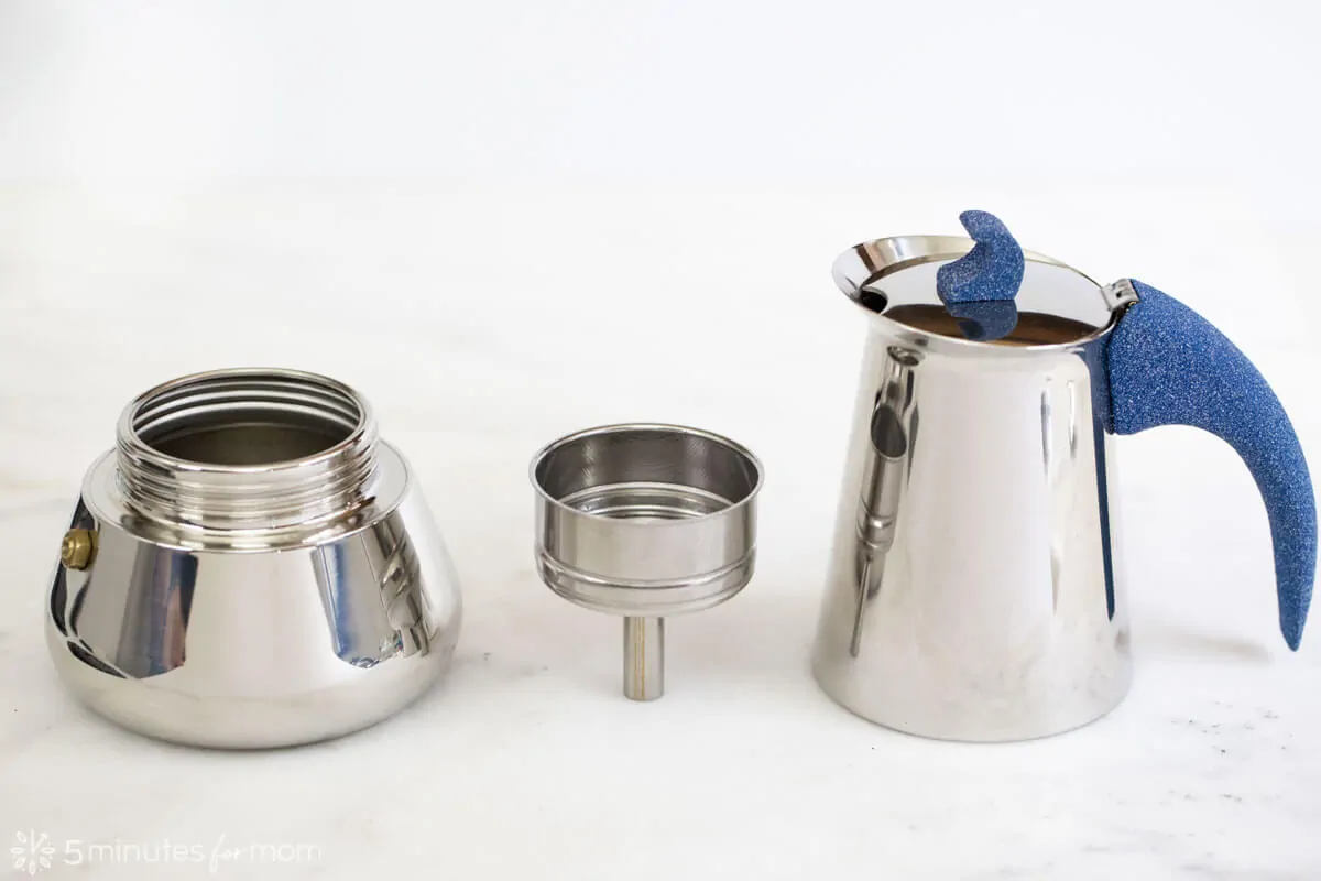 How to use a moka pot to make coffee on the stove at home