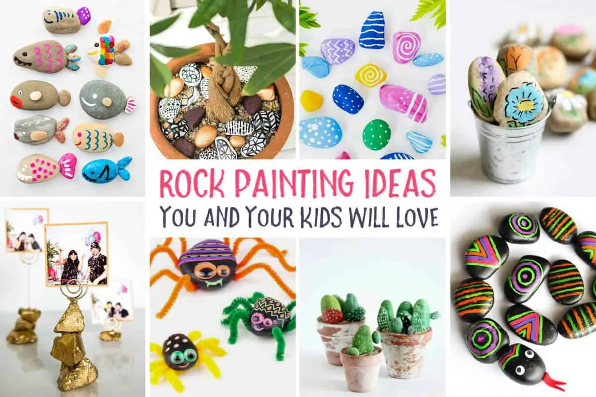 20 Easy Rock Painting Ideas You And Your Kids Will Love