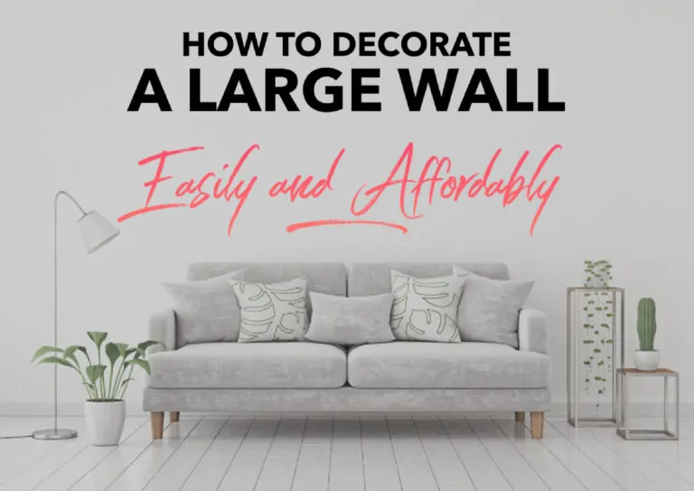 How to Decorate a Large Wall