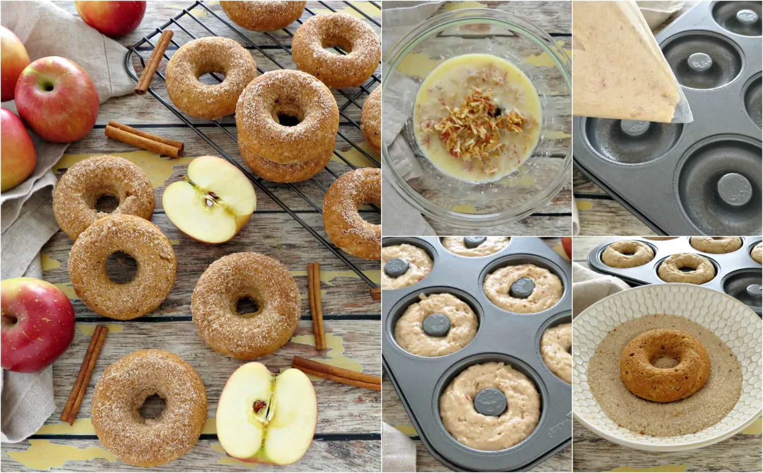 Apple Cinnamon Baked Donuts Recipe