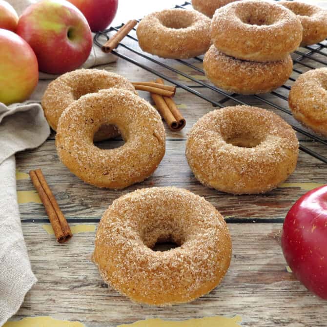 Apple Cinnamon Donuts 5 Minutes for Mom