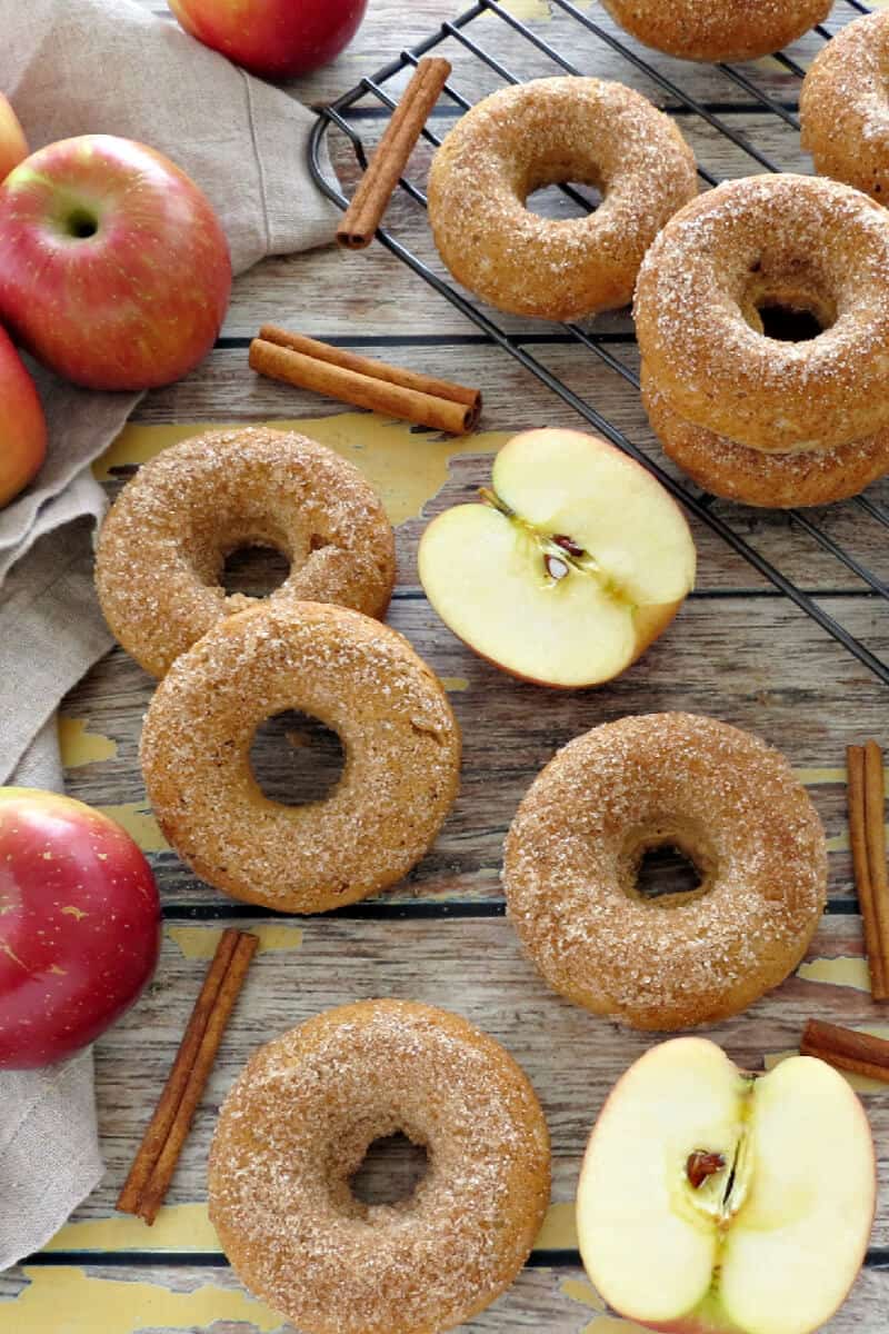Apple Cinnamon Donuts 5 Minutes for Mom