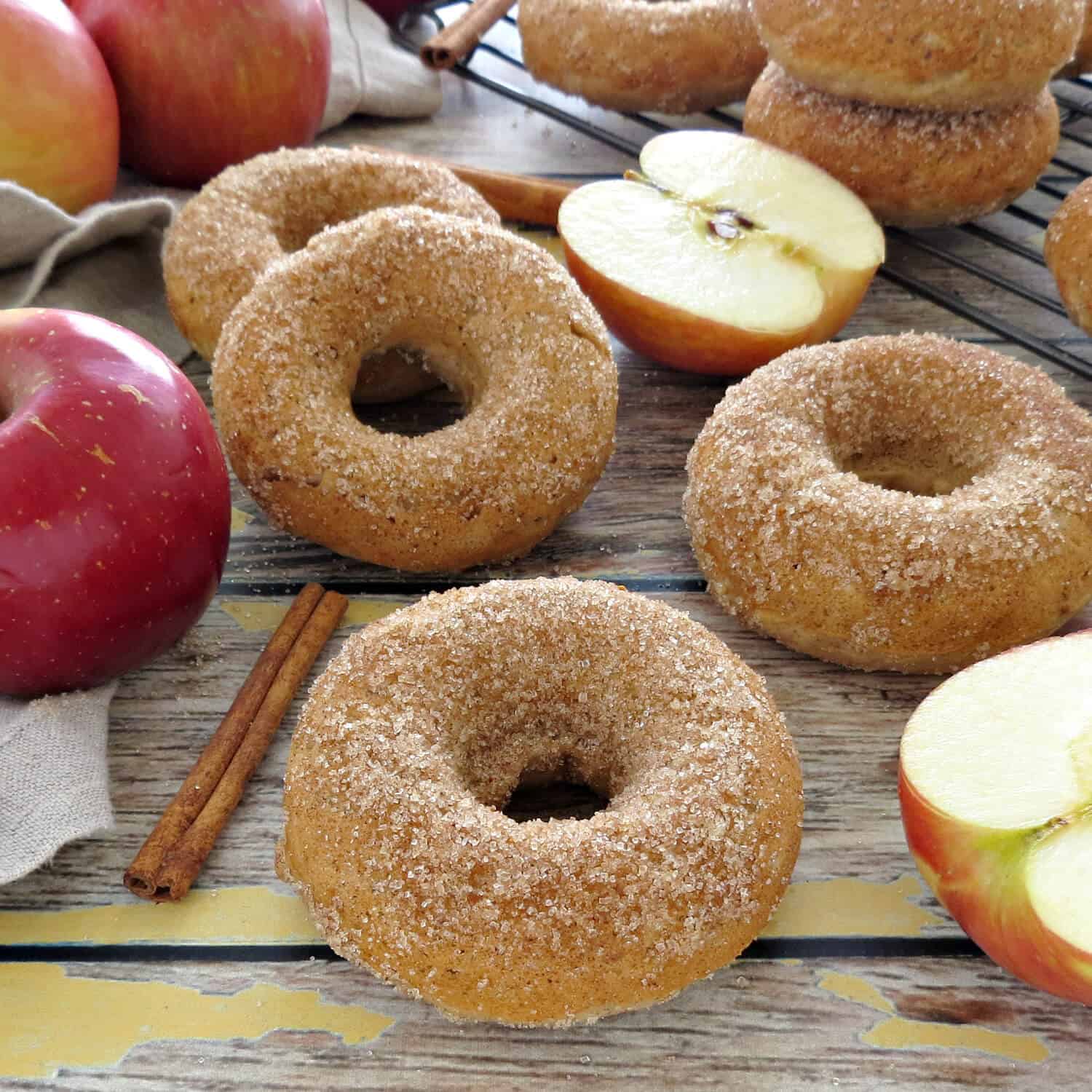 Apple Donuts 5 Minutes for Mom