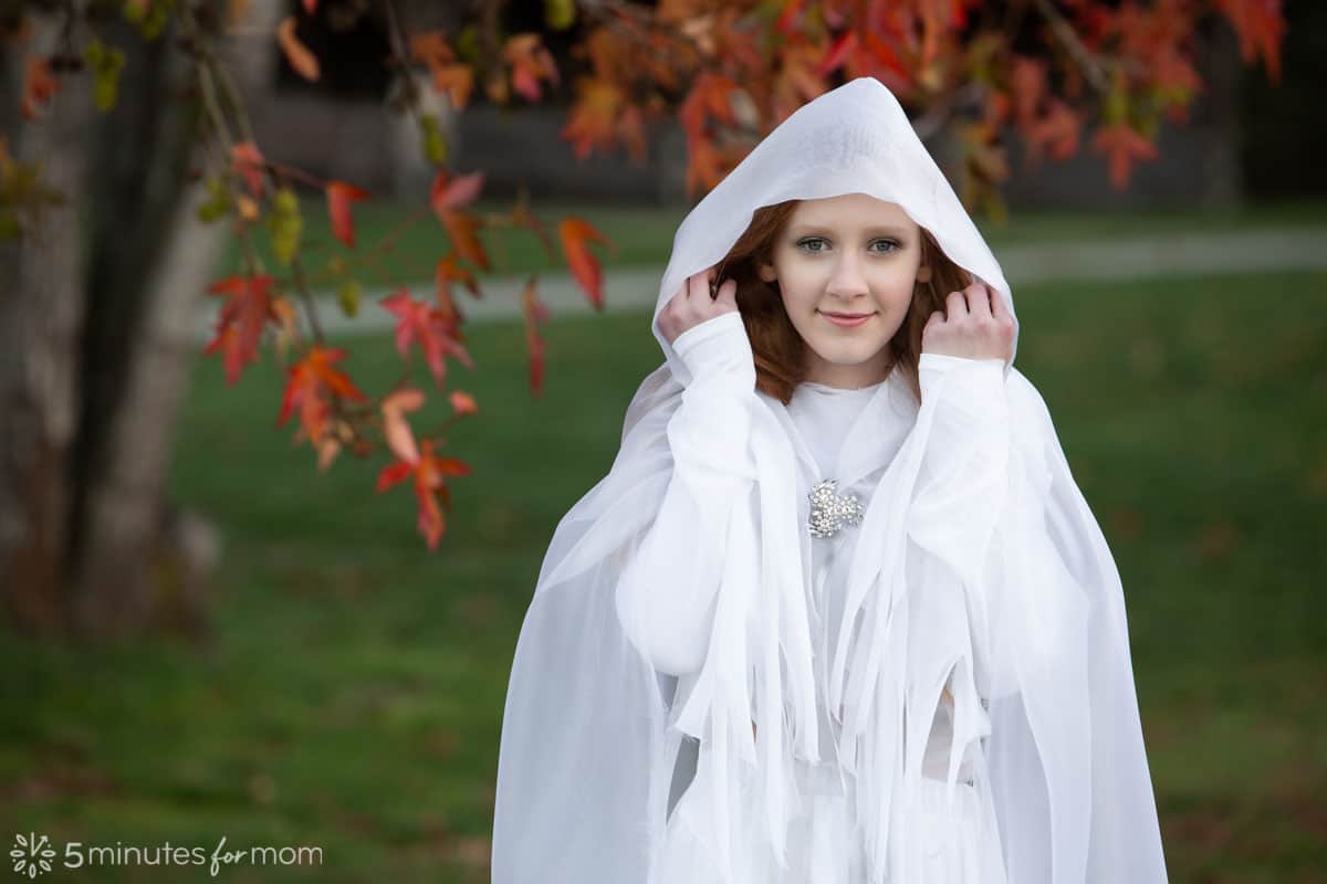 Ghost Costume Easy DIY HalloweenCostume 5 Minutes for Mom