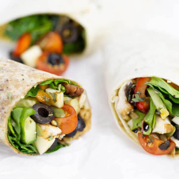 Mediterranean Wrap with Hojiblanca Olives from Spain
