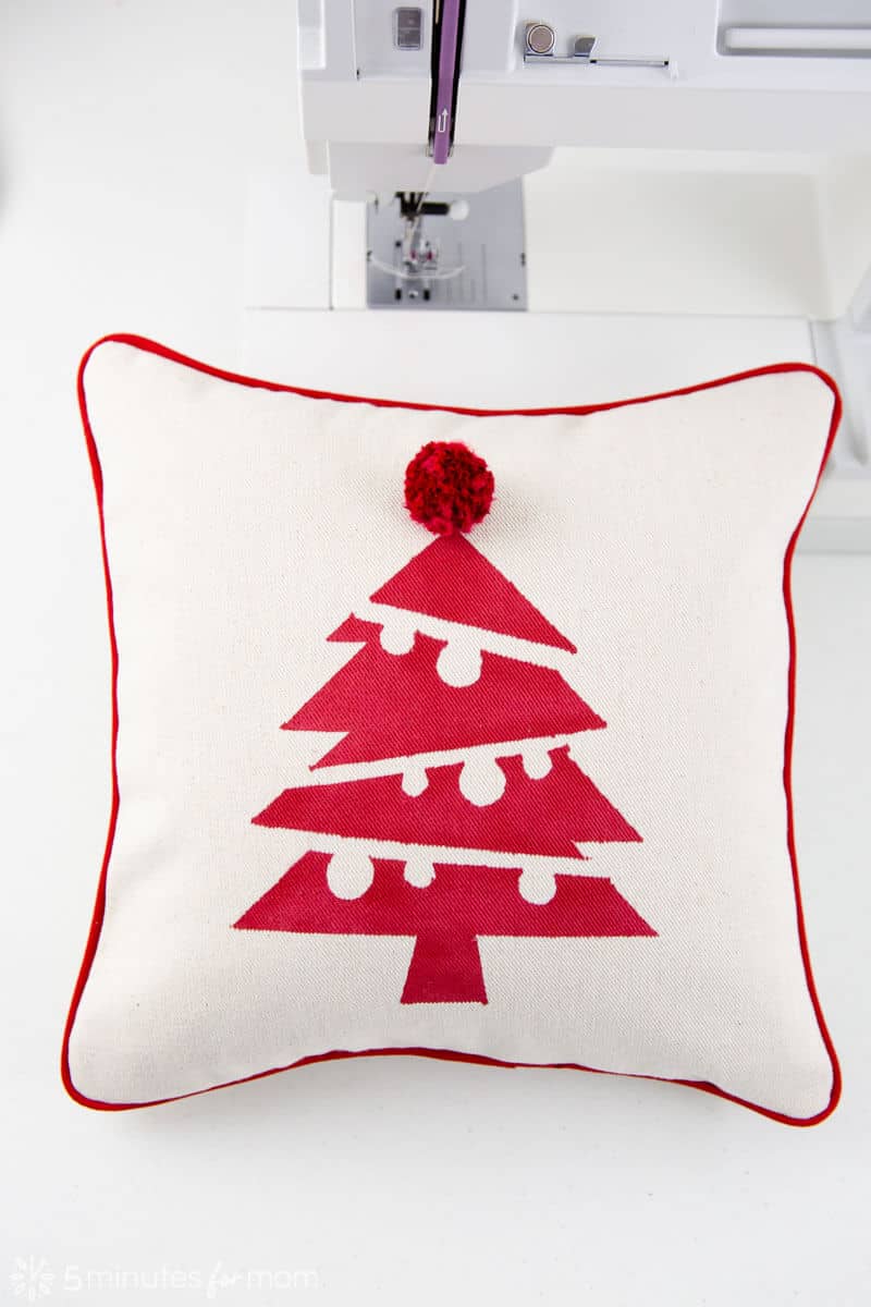 Completed Project - Fabric Spray Paint DIY Pillow Covers