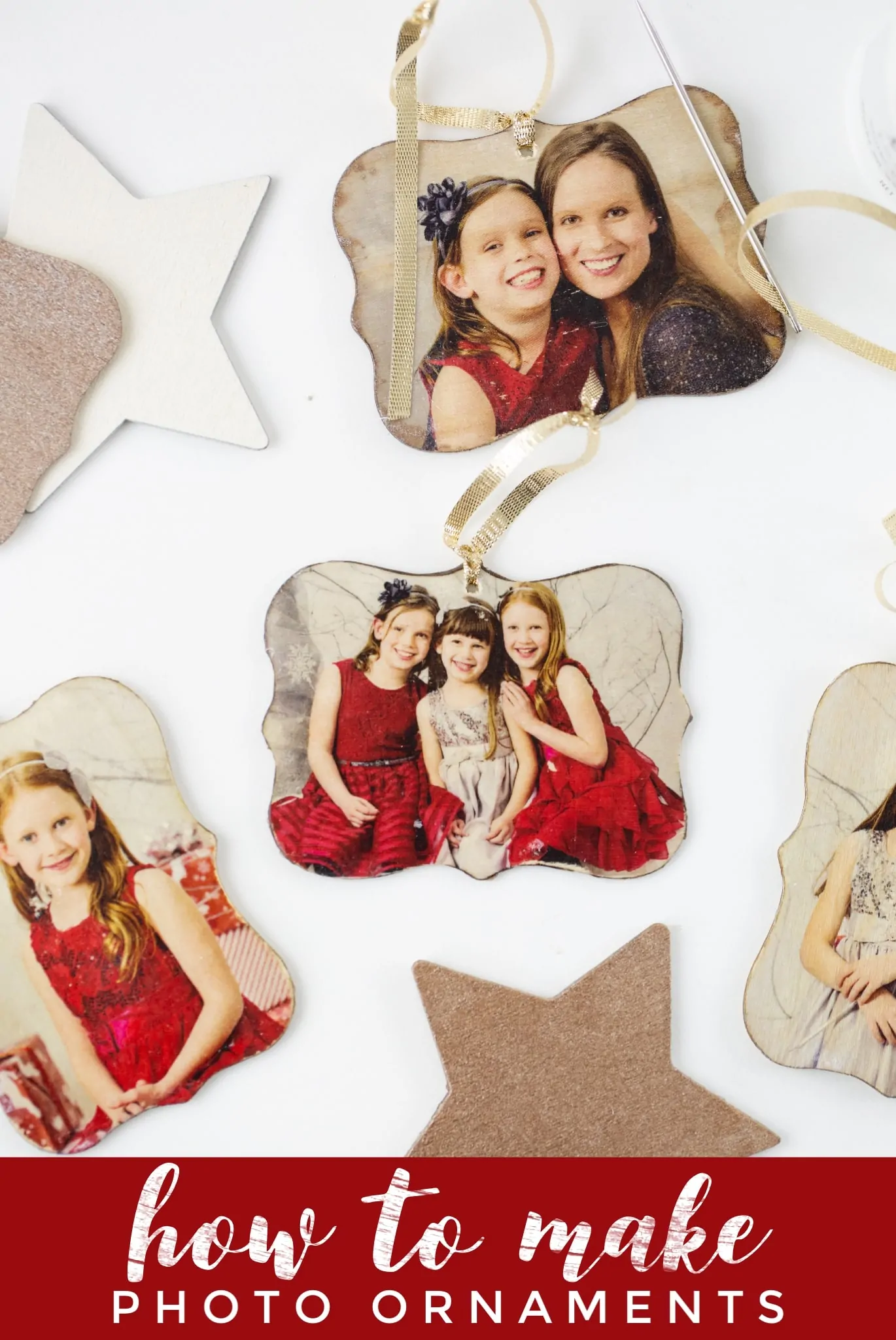 DIY Photo Ornaments Tutorial