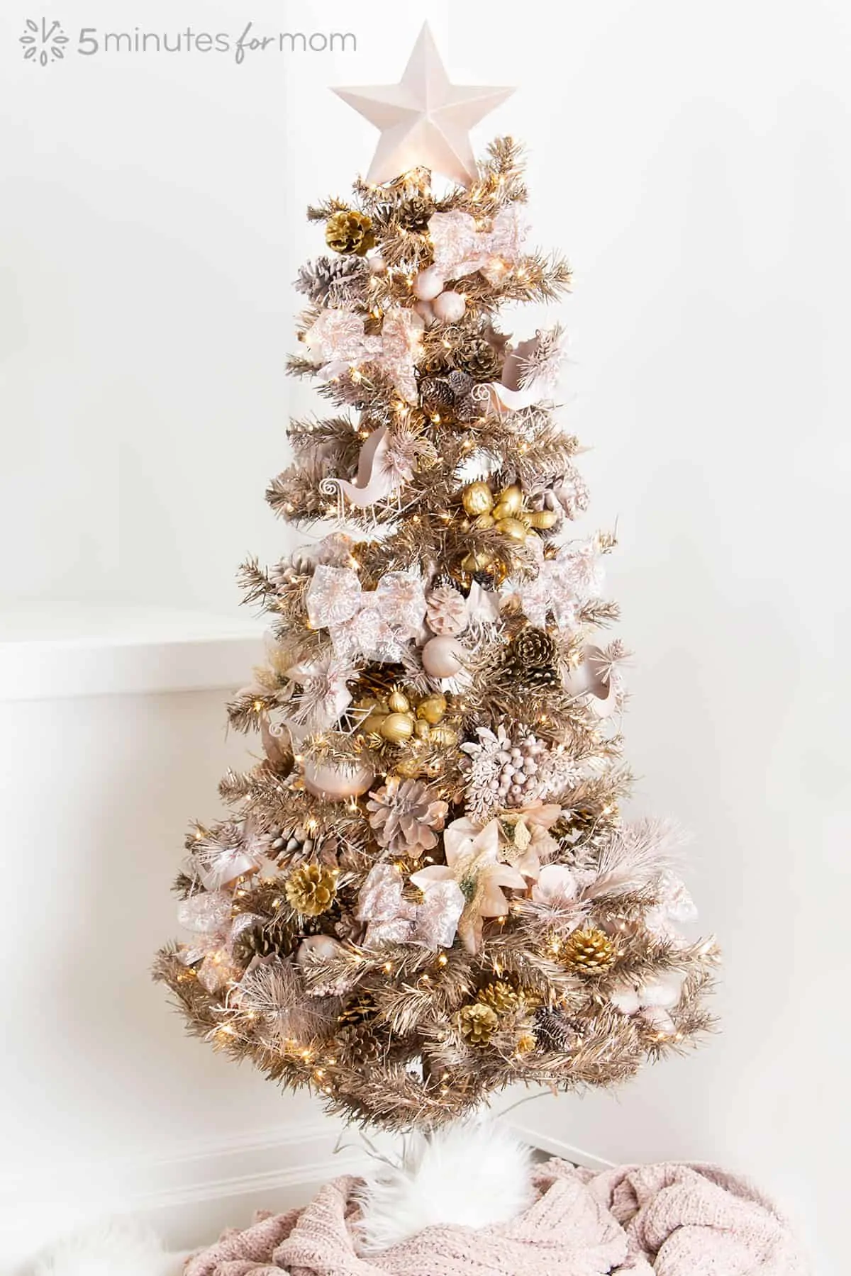 Rose Gold Christmas Tree