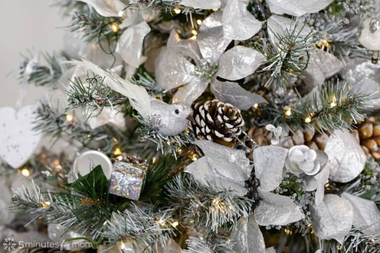 How To Spray Paint Your Christmas Tree 5 Minutes for Mom