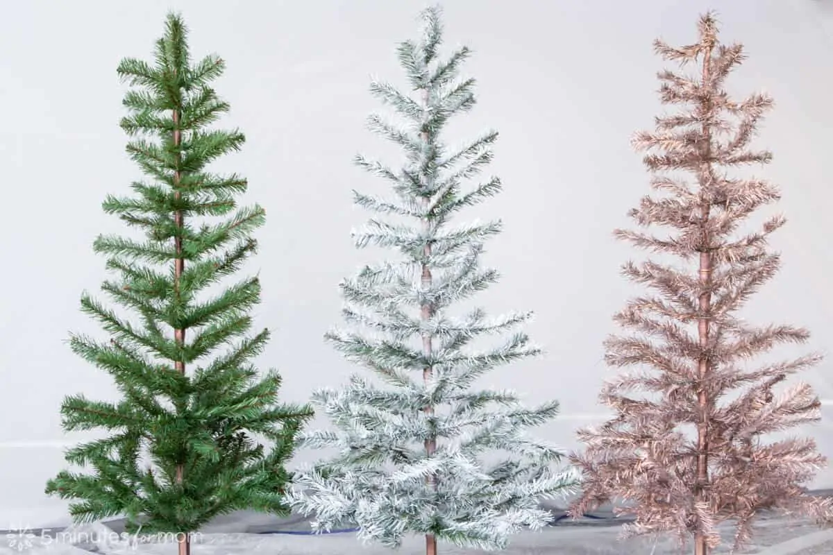 Spray Paint Christmas Tree