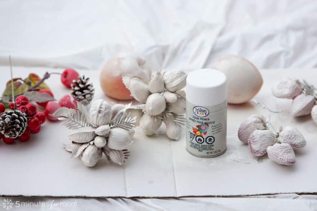 How To Spray Paint Your Christmas Tree 5 Minutes for Mom