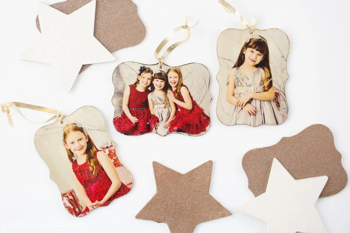 DIY Photo Ornaments