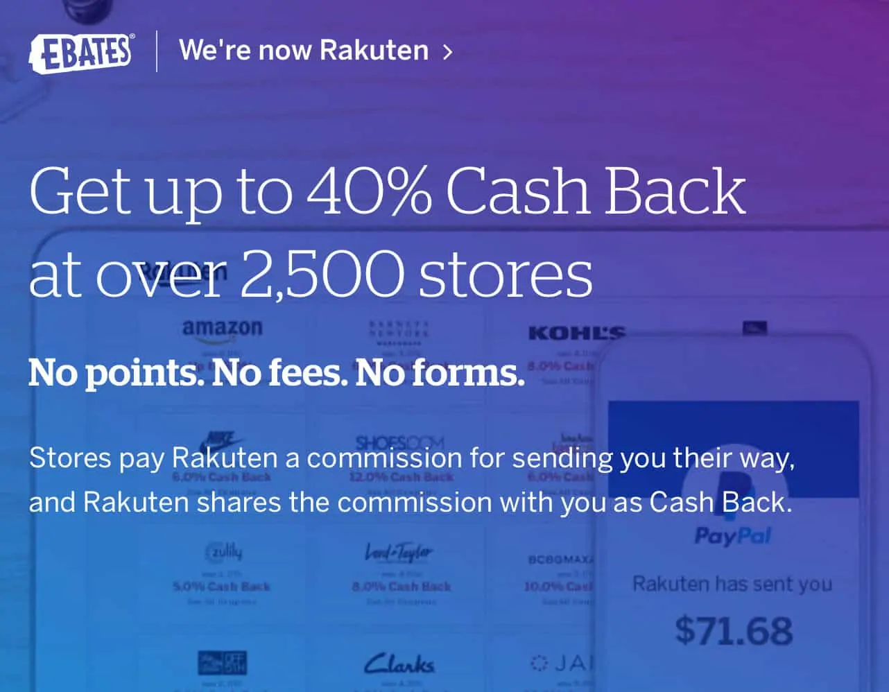 Cash Back with Rakuten