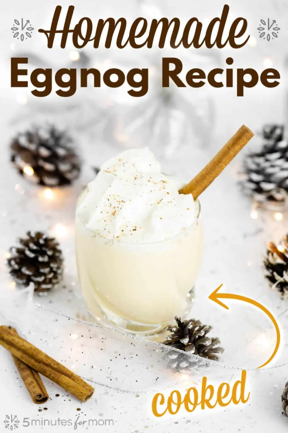 Homemade Eggnog Recipe - Cooked Eggnog