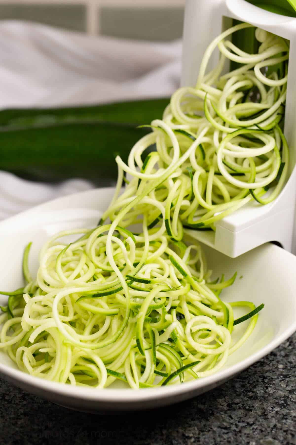 Zucchini Noodles With Olives From Spain 5 Minutes For Mom