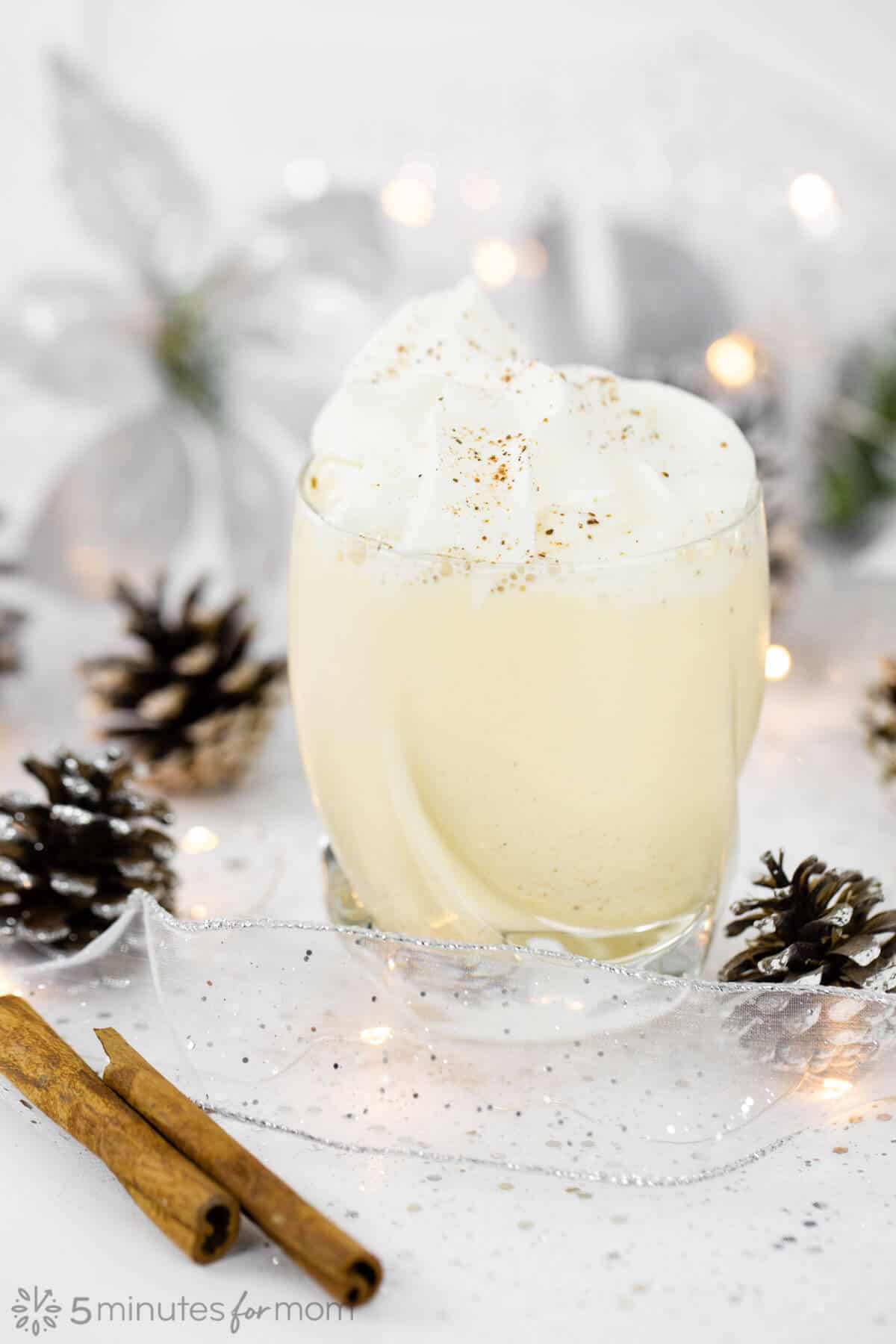 cooked homemade eggnog recipe - 5 Minutes for Mom