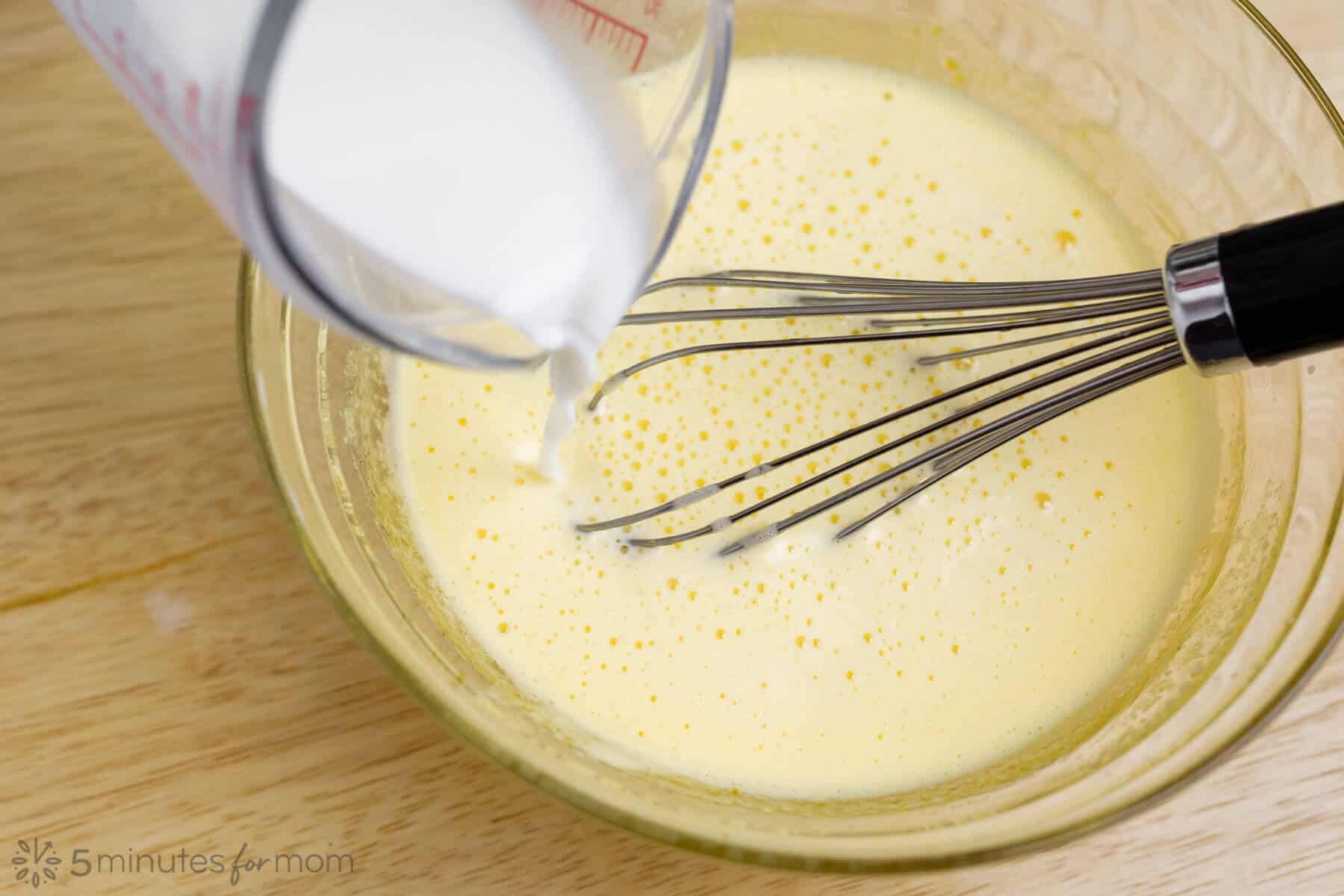 tempering eggs 5 Minutes for Mom