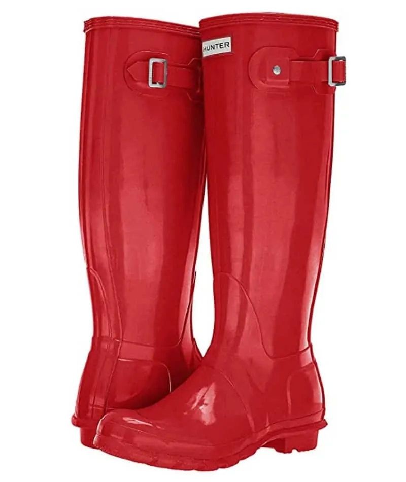 Red Hunter Boots