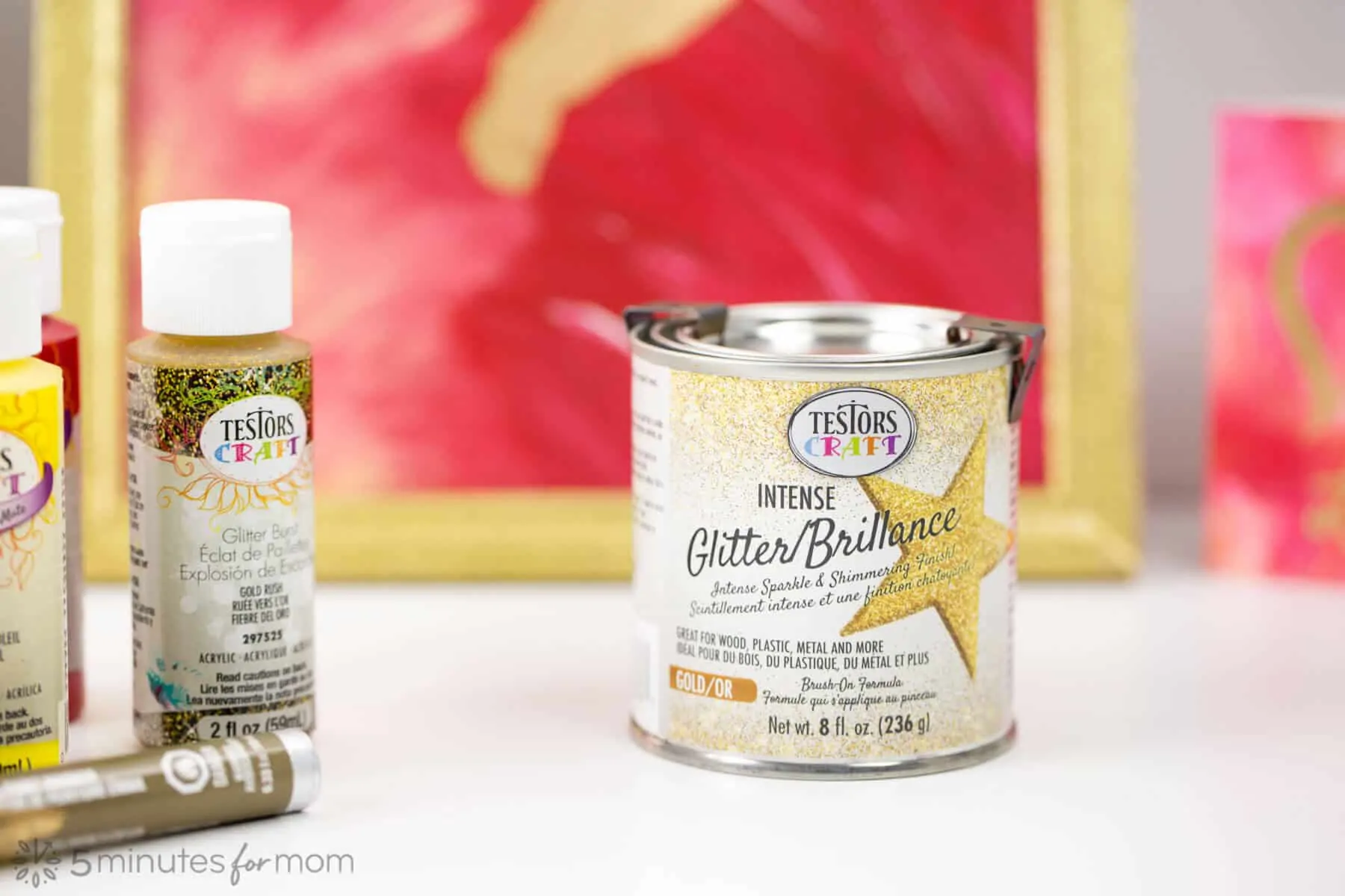 Testors Gold Glitter Paint