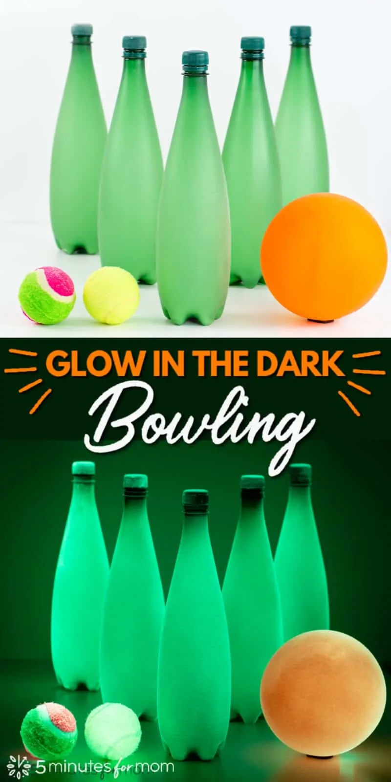 DIY Glow in the Dark Bowling