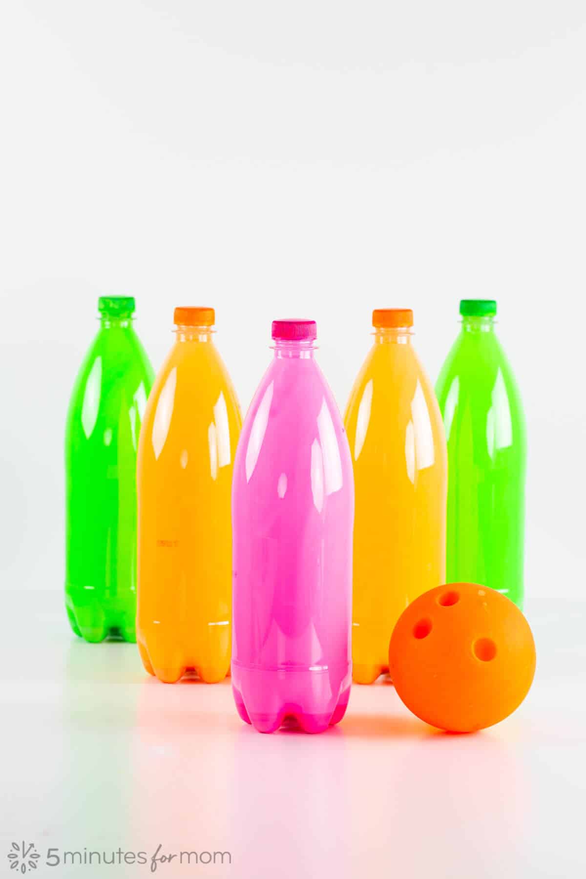 DIY Neon Bowling Pins