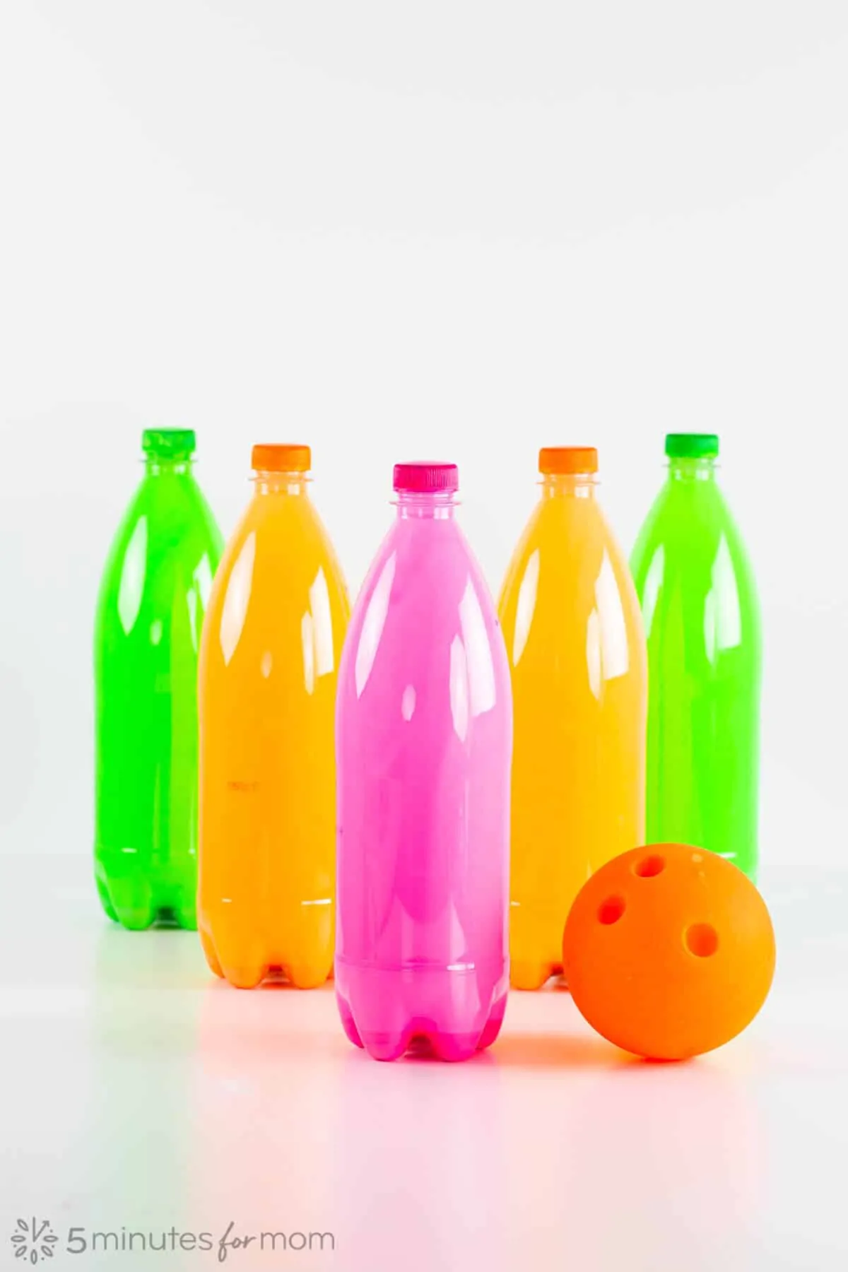 DIY Neon Bowling Pins