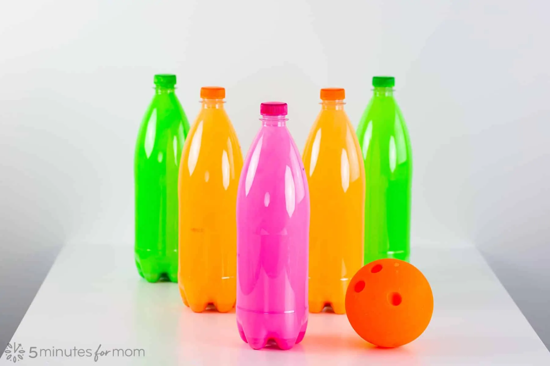 Neon Glow Bowling Pins