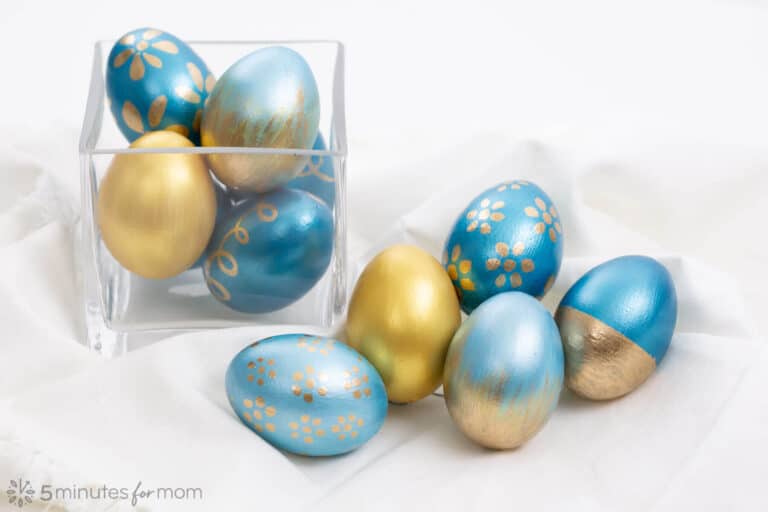 Easter Egg Painting with Testors Paint