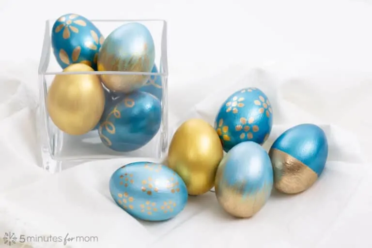 Easter Egg Painting with Testors Paint