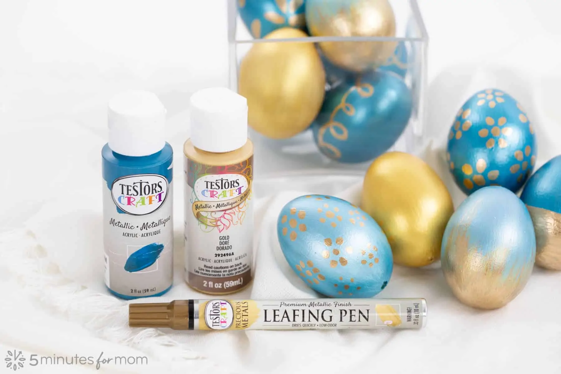 How to Decorate Easter Eggs with Testors Acrylic Paint and Enamel Paint Pens