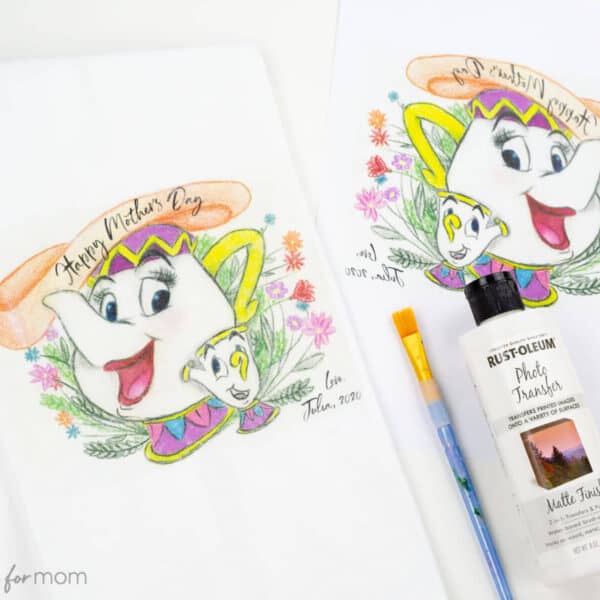 Photo Transfer Tea Towels – How to Transfer an Image to Fabric for a Personalized DIY Gift