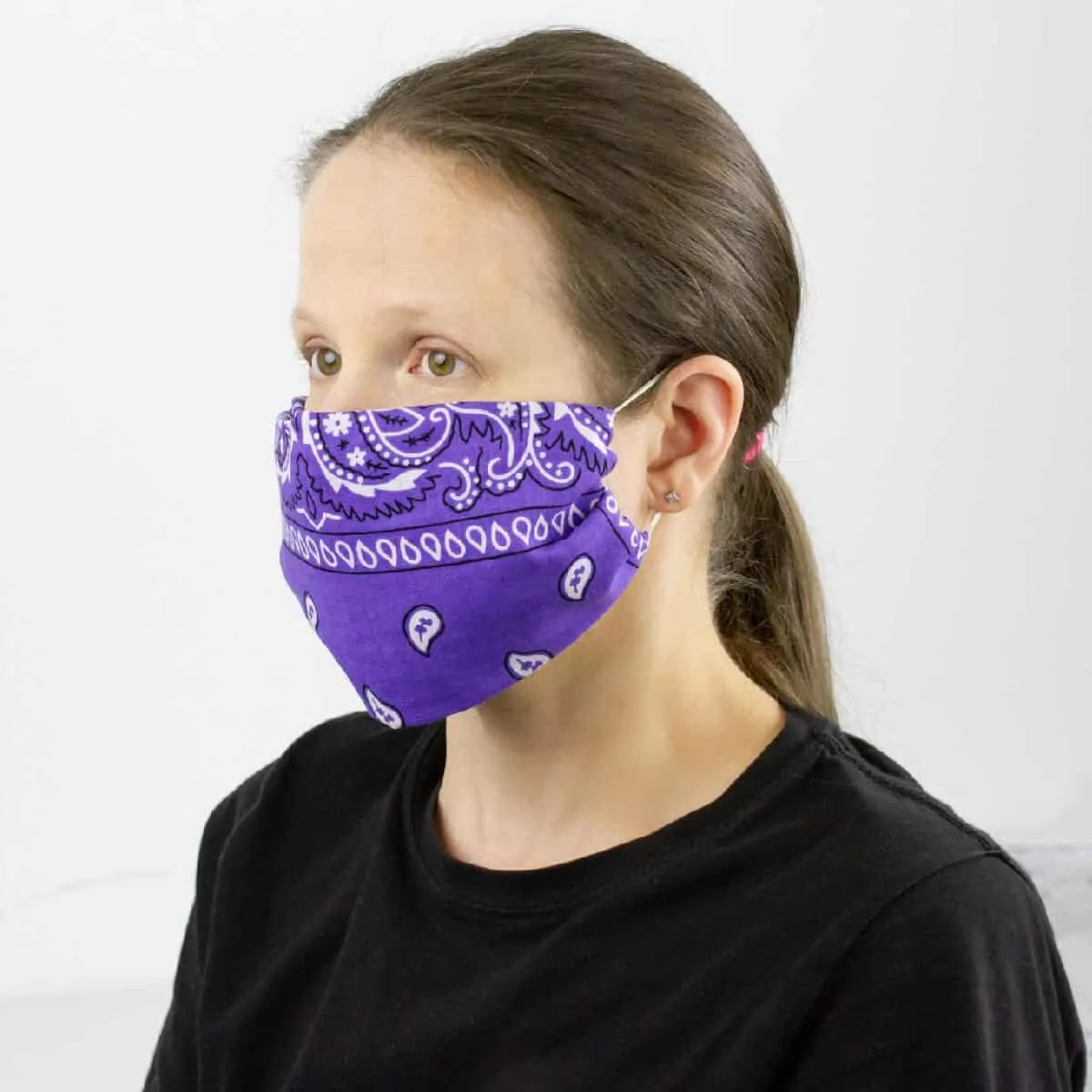 DIY Bandana No-Sew Face Covering