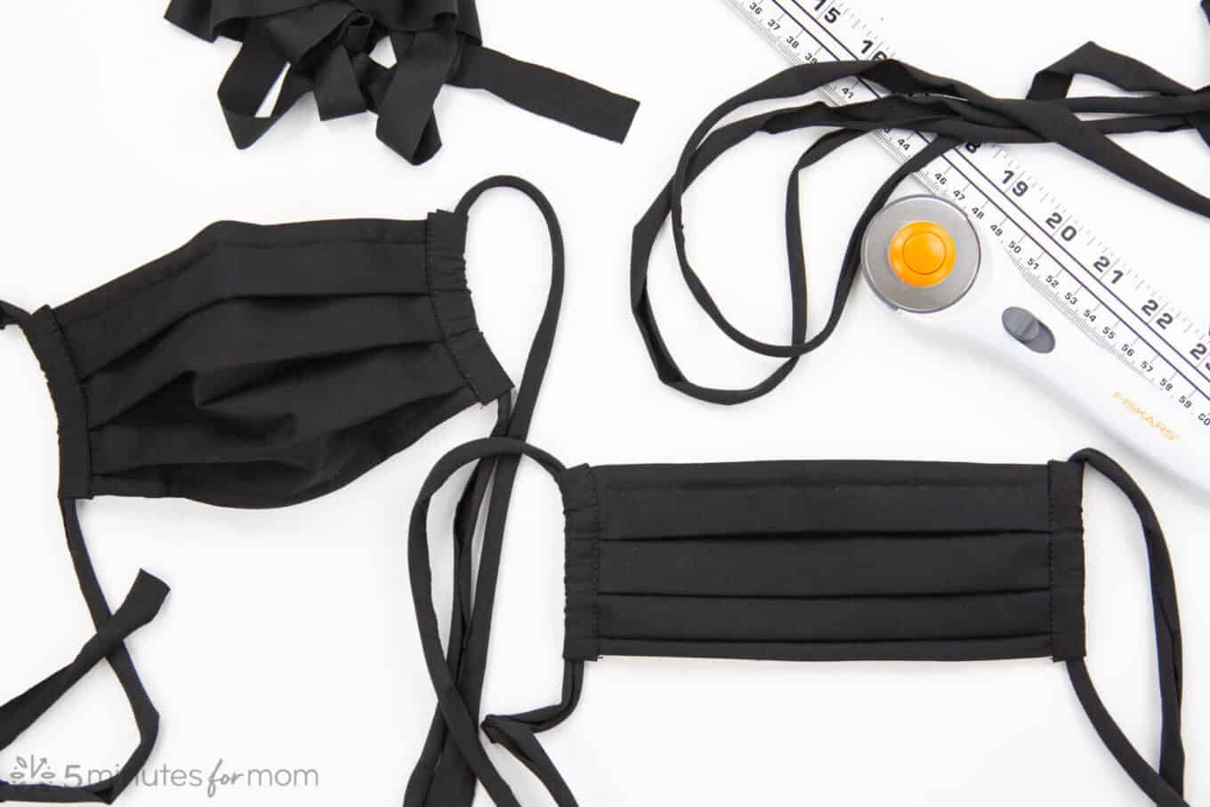 How to Make Ties for Face Masks using Knit Fabric Easiest Face Mask