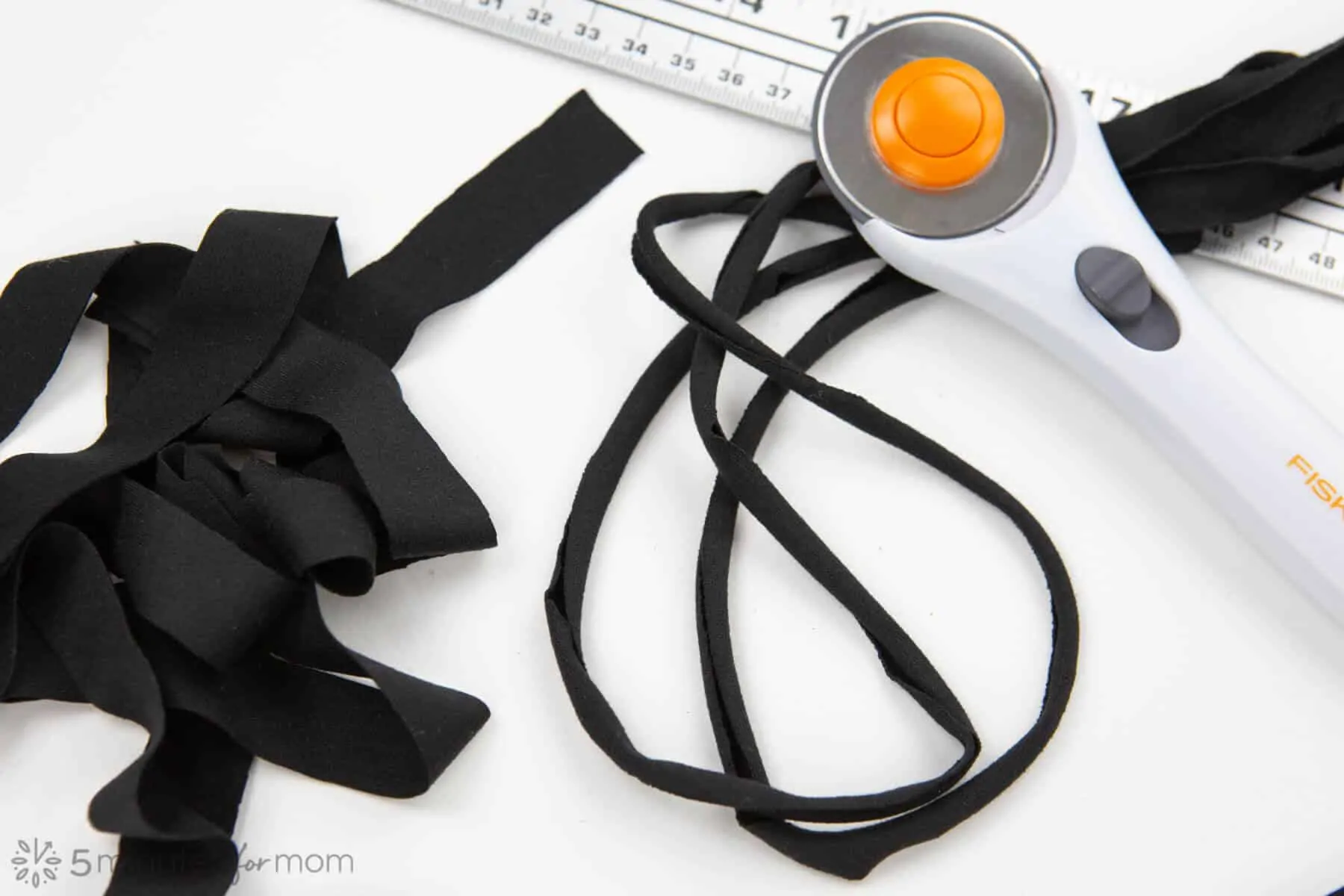 How to make stretchy ties for masks