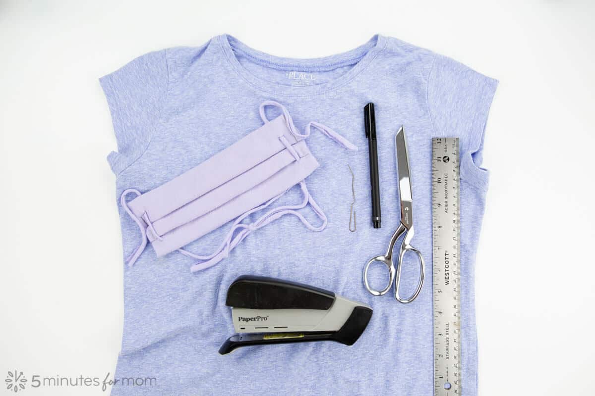 How to make a cloth no sew face mask