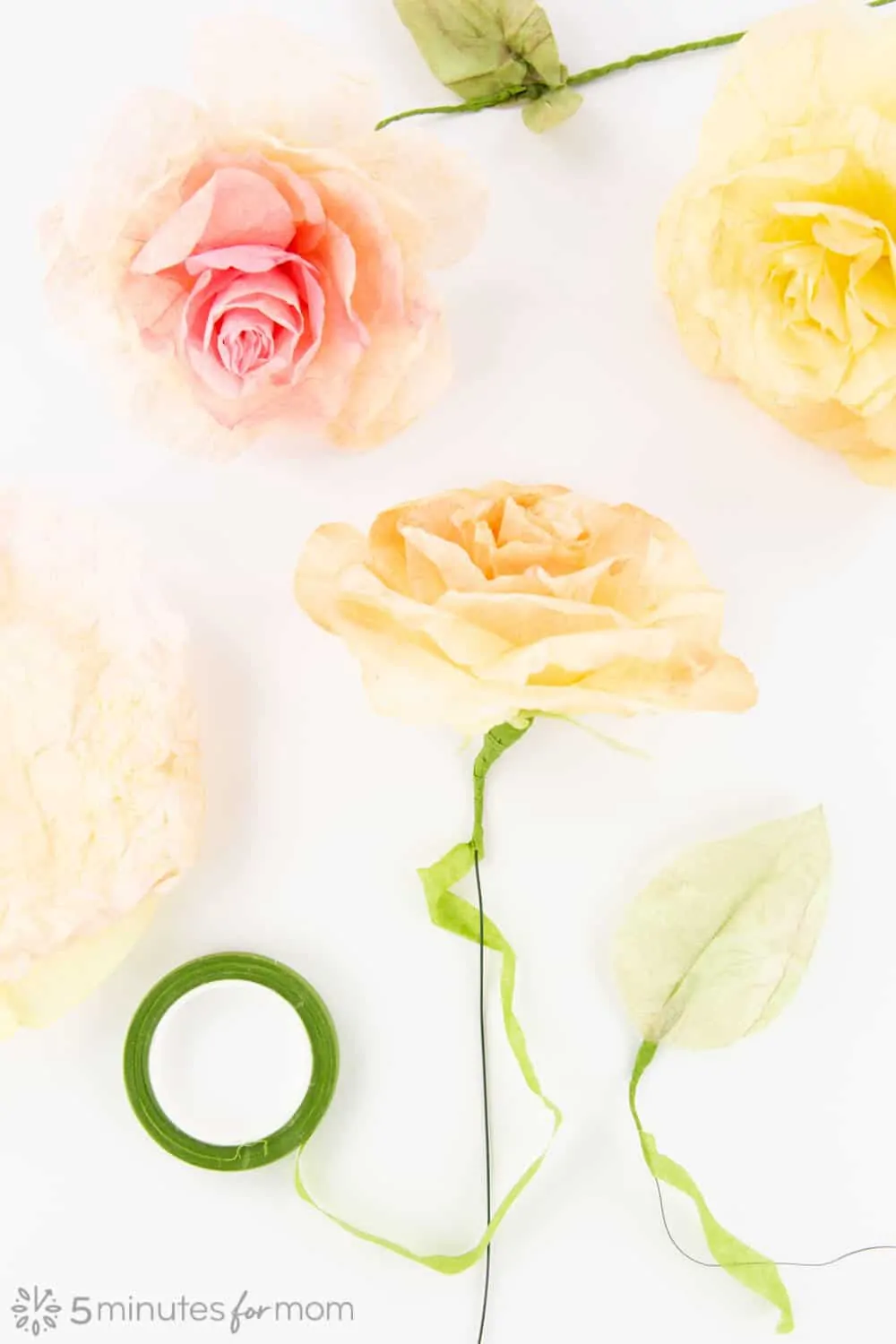 Coffee Filter Roses