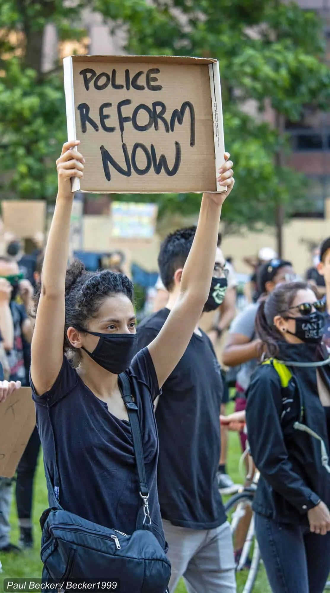 Police Reform Now Sign - Photo by Becker1999 Flickr